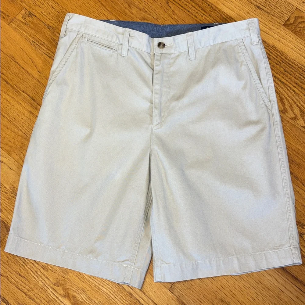 New Polo Ralph Lauren Classic Khaki Cream 10-inch Relaxed Fit Men's Short W/34